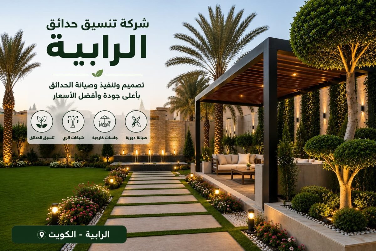 شركة تنسيق حدائق الرابية بالكويت