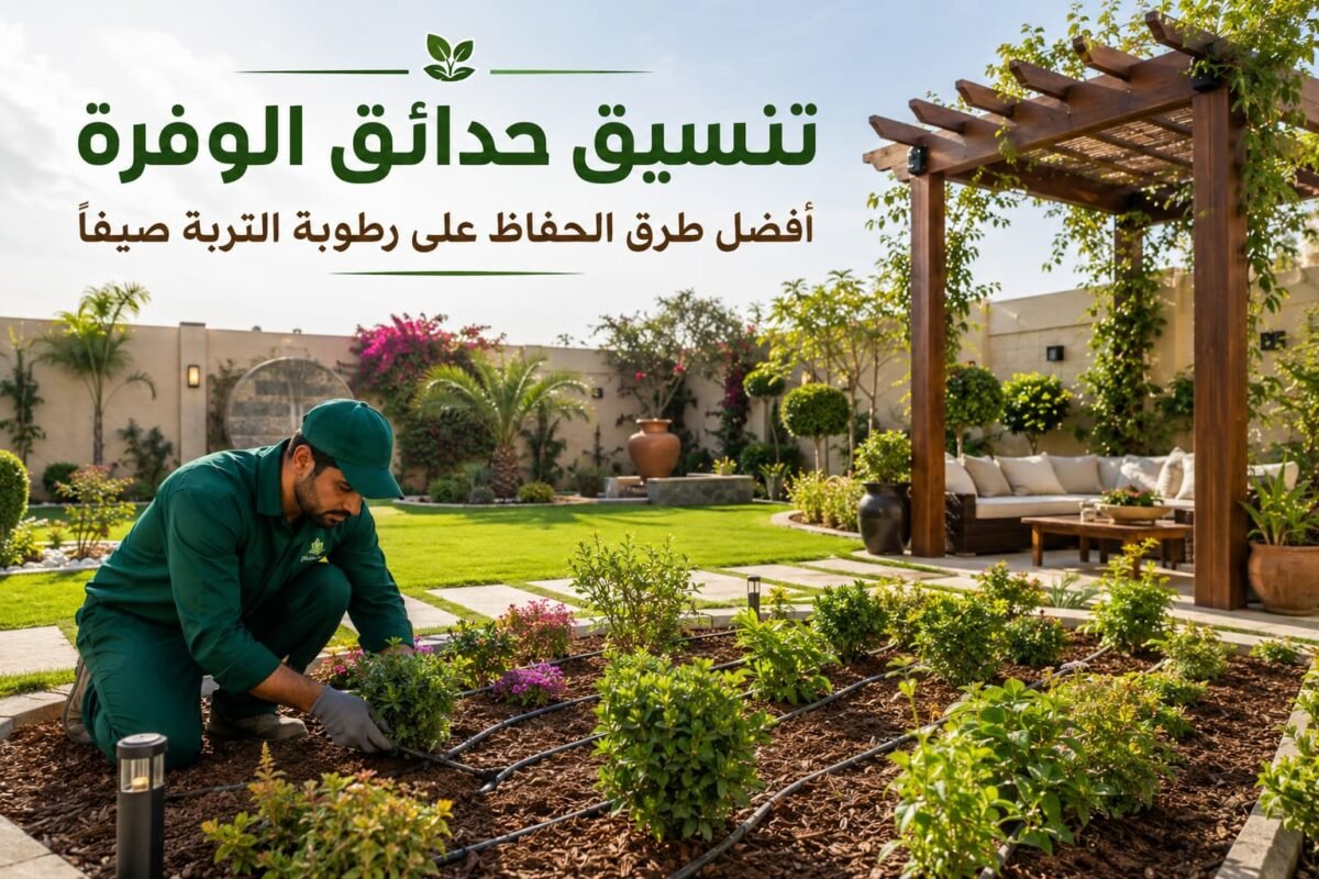 تنسيق حدائق الوفرة صيفًا