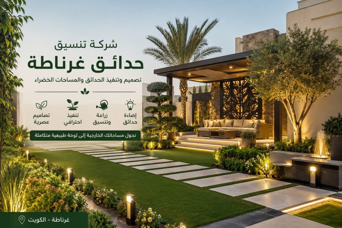 شركة تنسيق حدائق غرناطة بالكويت