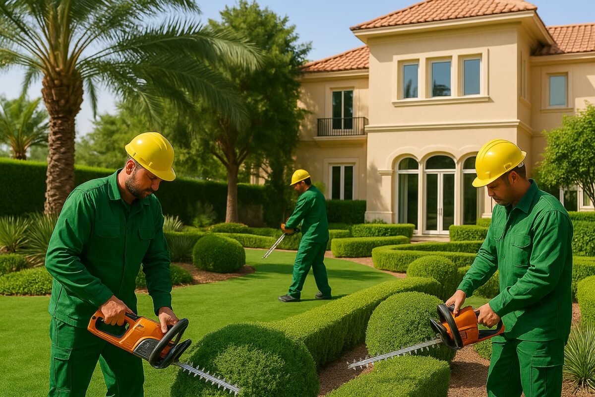 قص أشجار الحدائق بالكويت