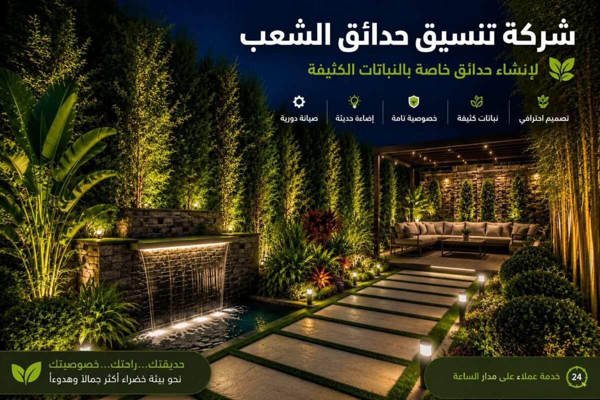 تنسيق حدائق الشعب